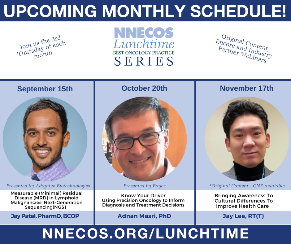 NNECOS Lunchtime Best Oncology Practice Series